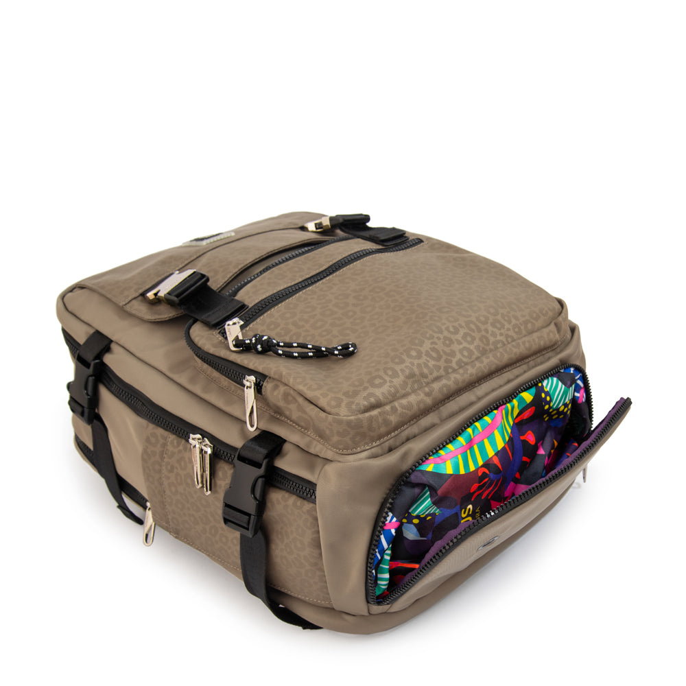 MOCHILA DE VIAJE COLLEGE TAUPE