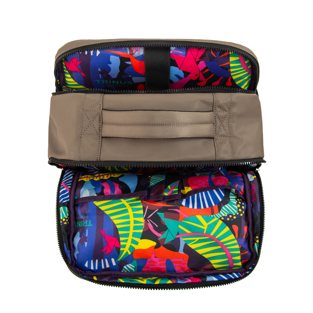 MOCHILA DE VIAJE COLLEGE TAUPE