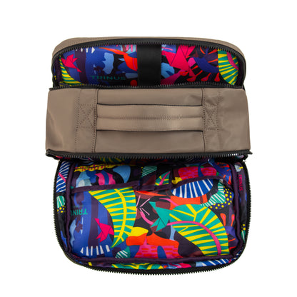MOCHILA DE VIAJE COLLEGE TAUPE