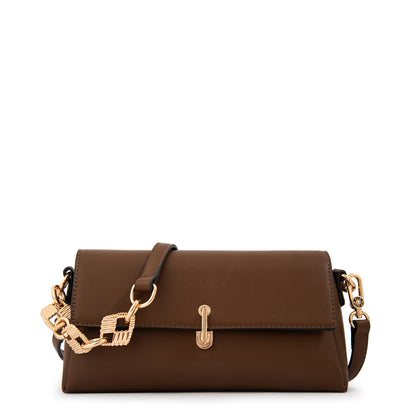 BANDOLERA CRISTAL MARRÓN