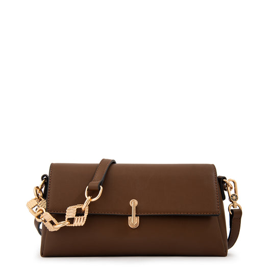 BANDOLERA CRISTAL MARRÓN