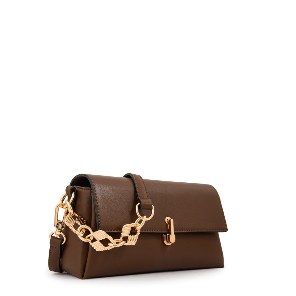 BANDOLERA CRISTAL MARRÓN