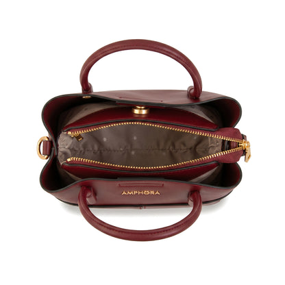 BANDOLERA EBRA ROJO OSCURO