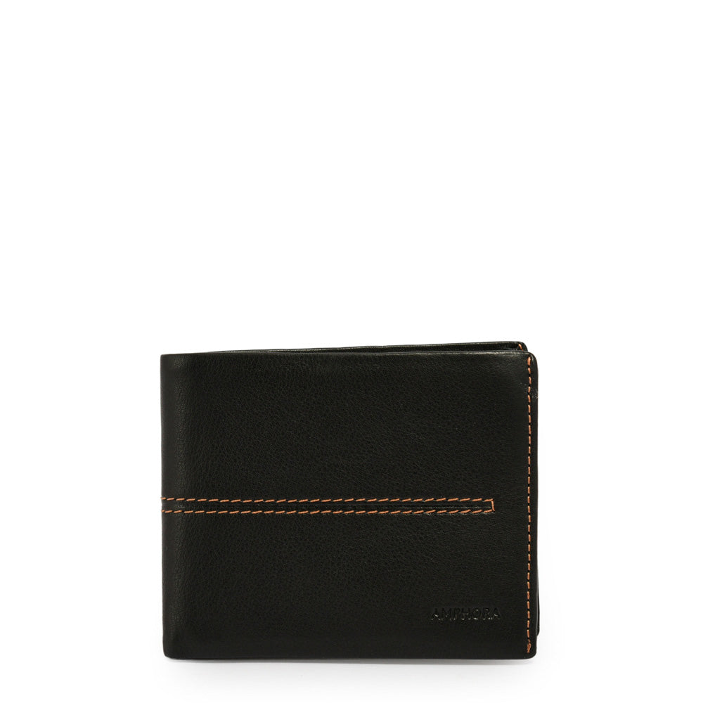 BILLETERA CUERO FRANKFURT NEGRO