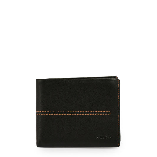 BILLETERA CUERO FRANKFURT NEGRO