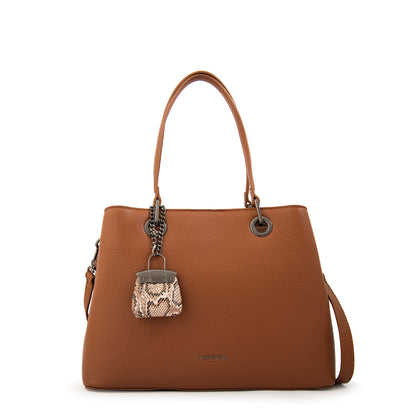 CARTERA TRES DIVISIONES JENIFER MARRÓN