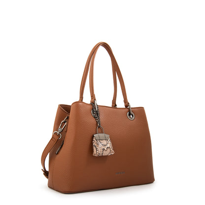 CARTERA TRES DIVISIONES JENIFER MARRÓN
