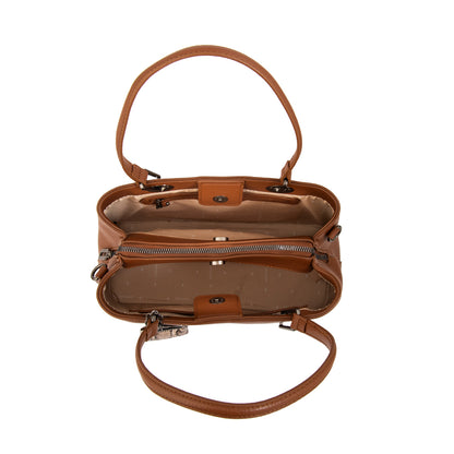 CARTERA TRES DIVISIONES JENIFER MARRÓN