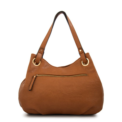 CARTERA TRES DIVISIONES KATHERINE MARRÓN