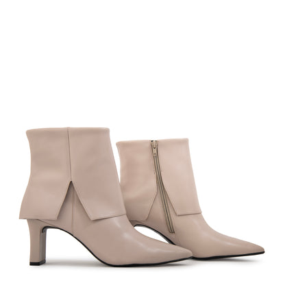 BOTIN CON TACO KRISTEN BEIGE