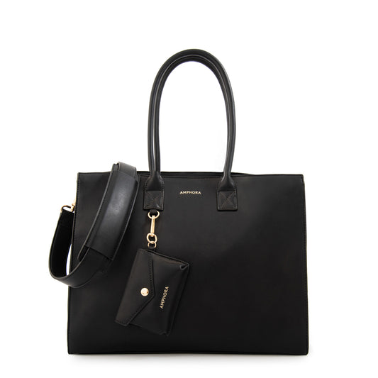 CARTERA PORTA NOTEBOOK 13" MABEL NEGRO
