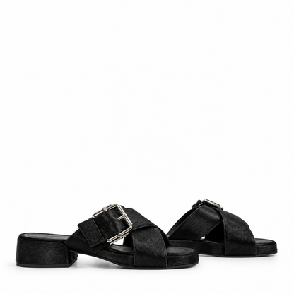 SANDALIA MULE MARIA NEGRO