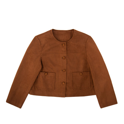 CHAQUETA MEGAN MARRÓN