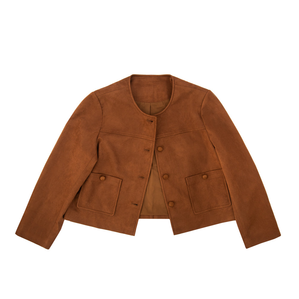 CHAQUETA MEGAN MARRÓN