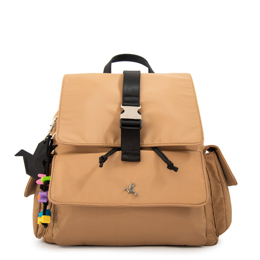 MOCHILA MELANIA BEIGE