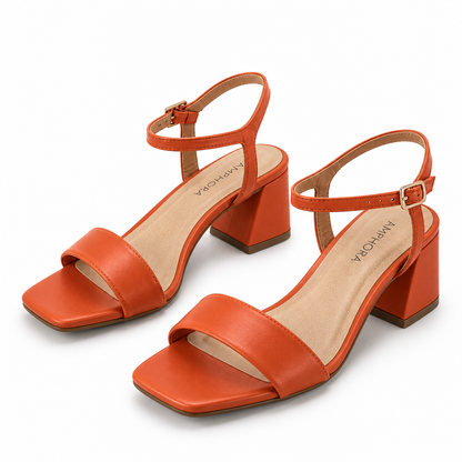 SANDALIA PLATAFORMA MELINDA NARANJA