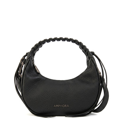 CARTERA CORTE OVAL MUSA NEGRO
