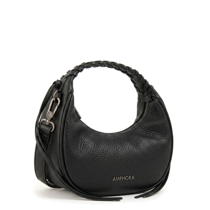 CARTERA CORTE OVAL MUSA NEGRO
