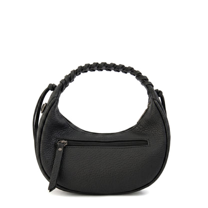 CARTERA CORTE OVAL MUSA NEGRO