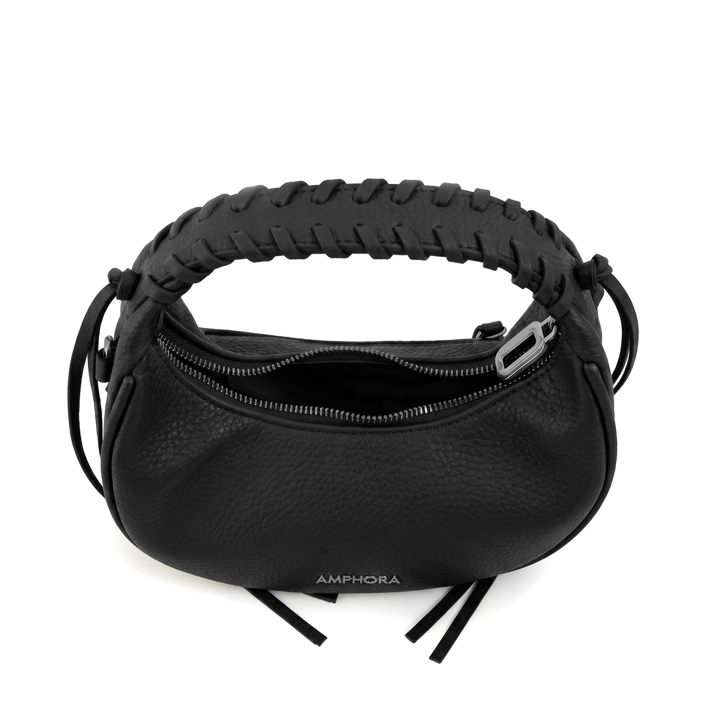 CARTERA CORTE OVAL MUSA NEGRO