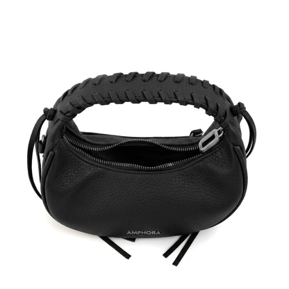 CARTERA CORTE OVAL MUSA NEGRO