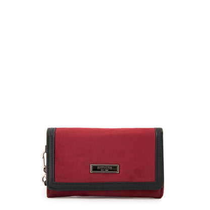 BILLETERA CON BOLSILLO NAIRA ROJO