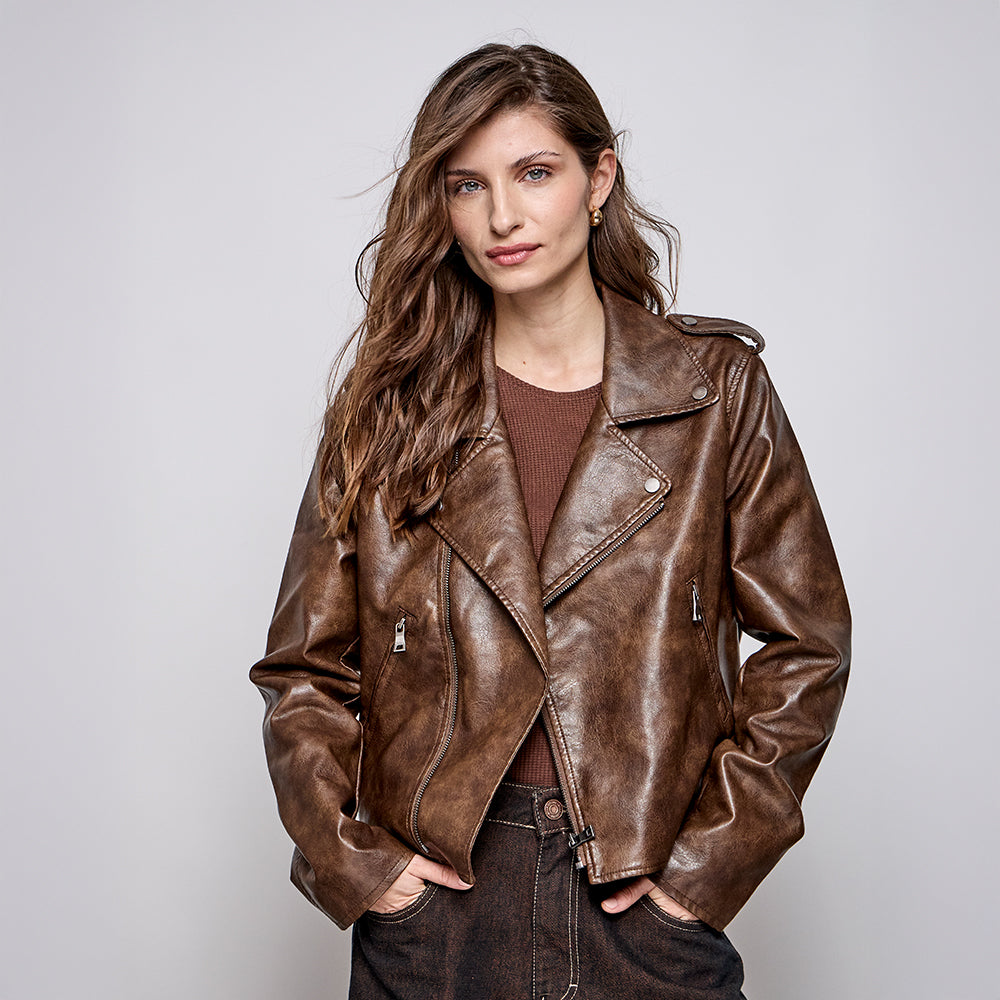 CAMPERA BIKER NANCY MARRON