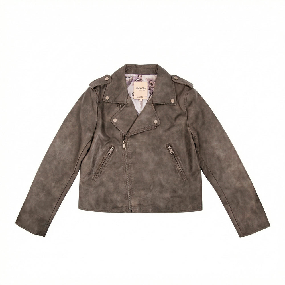 CAMPERA BIKER NANCY GRIS