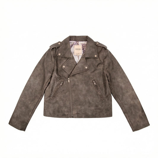 CAMPERA BIKER NANCY GRIS
