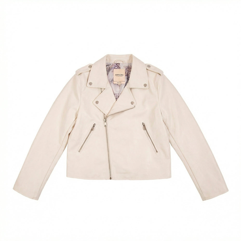 CAMPERA BIKER NANCY BLANCO
