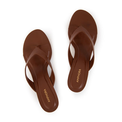 SANDALIA MULE NOEMI MARRÓN