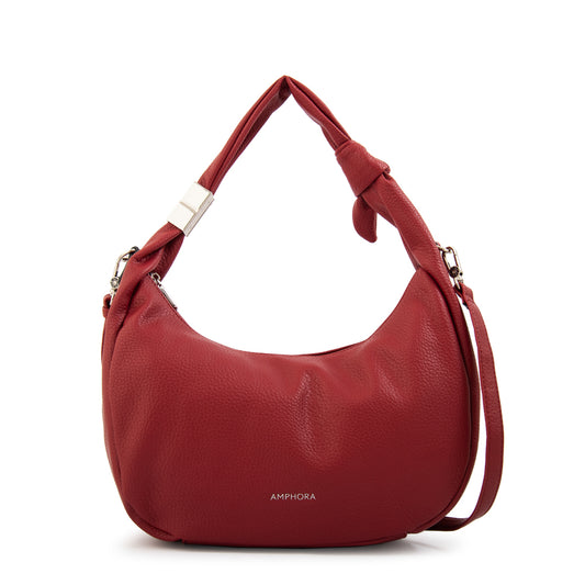 CARTERA CORTE OVAL OLIVIA ROJO