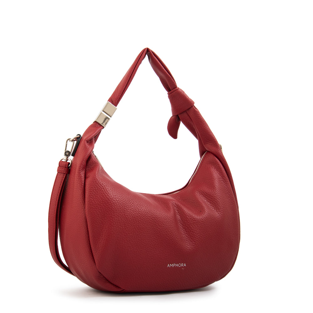 CARTERA CORTE OVAL OLIVIA ROJO