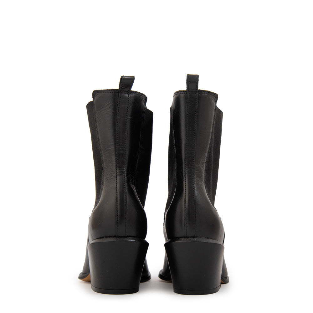 BOTA CAÑA BAJA OLIVIA NEGRO
