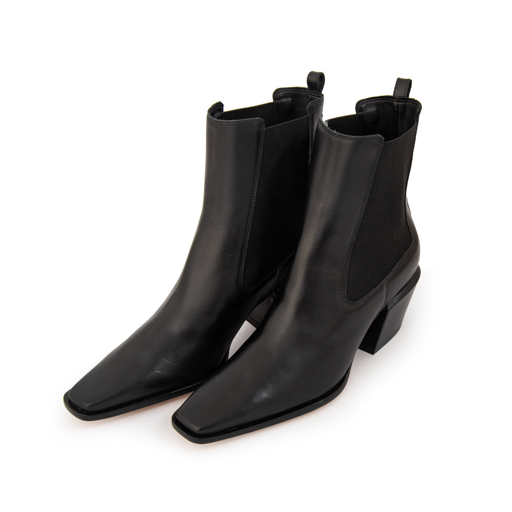 BOTA CAÑA BAJA OLIVIA NEGRO