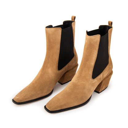 BOTA CAÑA BAJA OLIVIA BEIGE