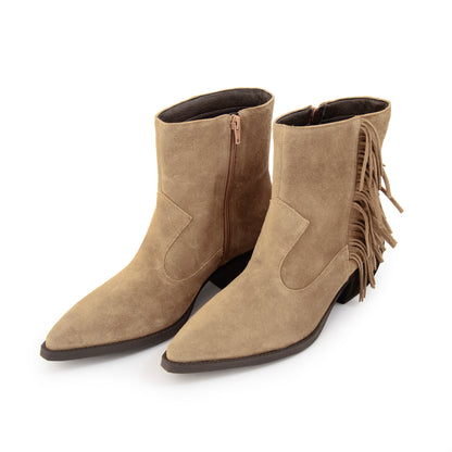 BOTA CAÑA BAJA OLSEN TAUPE
