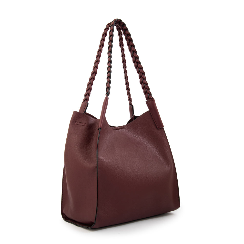 CARTERA CORTE RECTO IRIS BORDÓ