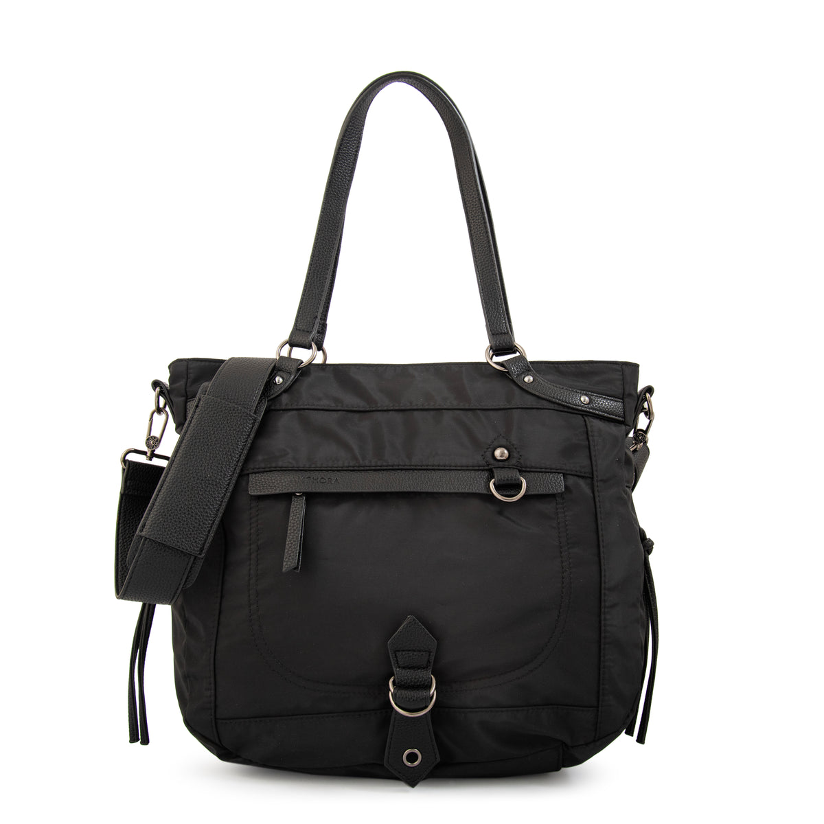 CARTERA PORTA NOTEBOOK TAMARA NYLON NEGRO
