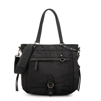 CARTERA PORTA NOTEBOOK TAMARA NYLON NEGRO