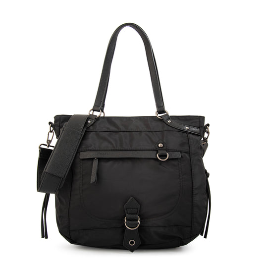 CARTERA PORTA NOTEBOOK TAMARA NYLON NEGRO