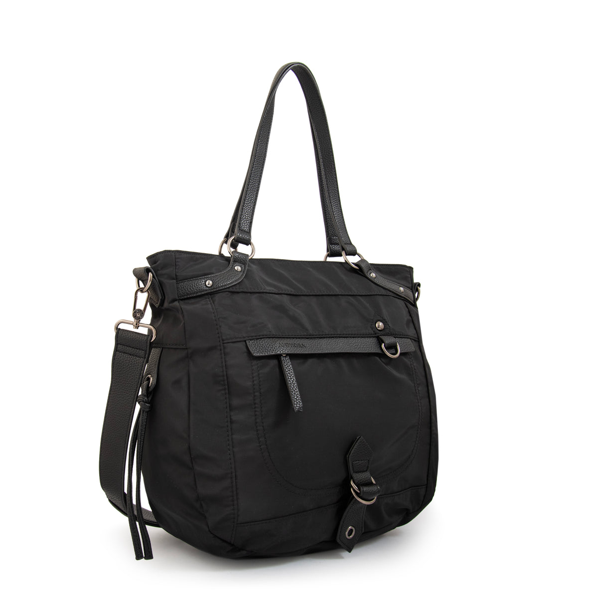 CARTERA PORTA NOTEBOOK TAMARA NYLON NEGRO