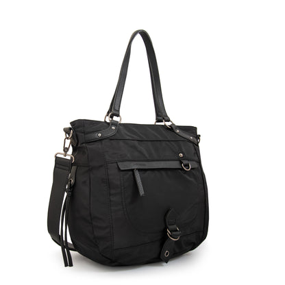 CARTERA PORTA NOTEBOOK TAMARA NYLON NEGRO