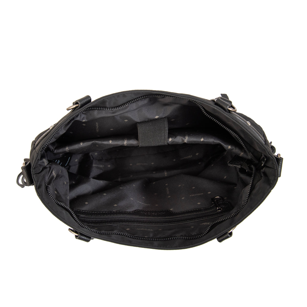 CARTERA PORTA NOTEBOOK TAMARA NYLON NEGRO