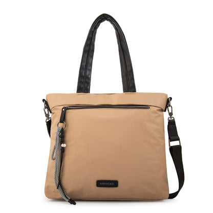 CARTERA PORTA NOTEBOOK KEL TAUPE