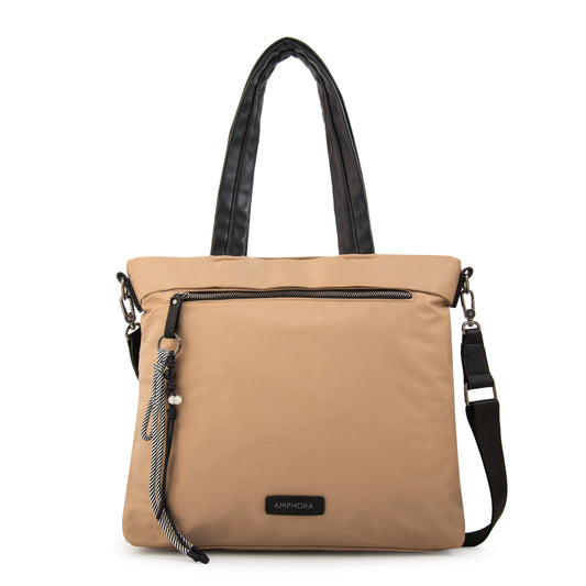 CARTERA PORTA NOTEBOOK KEL TAUPE