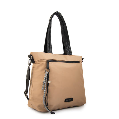 CARTERA PORTA NOTEBOOK KEL TAUPE