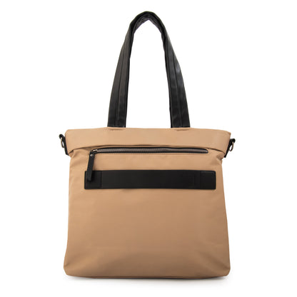 CARTERA PORTA NOTEBOOK KEL TAUPE