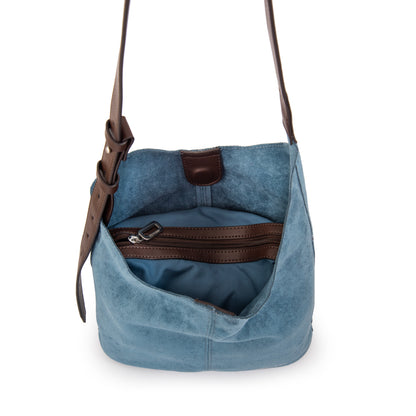 CARTERA CORTE OVAL ISNA AZUL