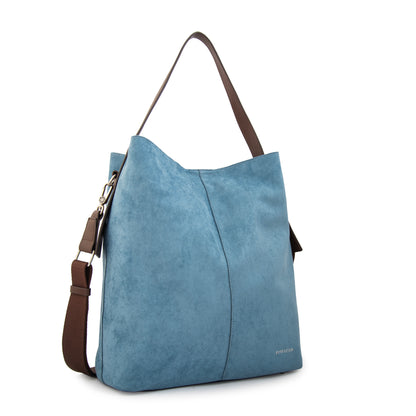 CARTERA CORTE RECTO ISNA AZUL